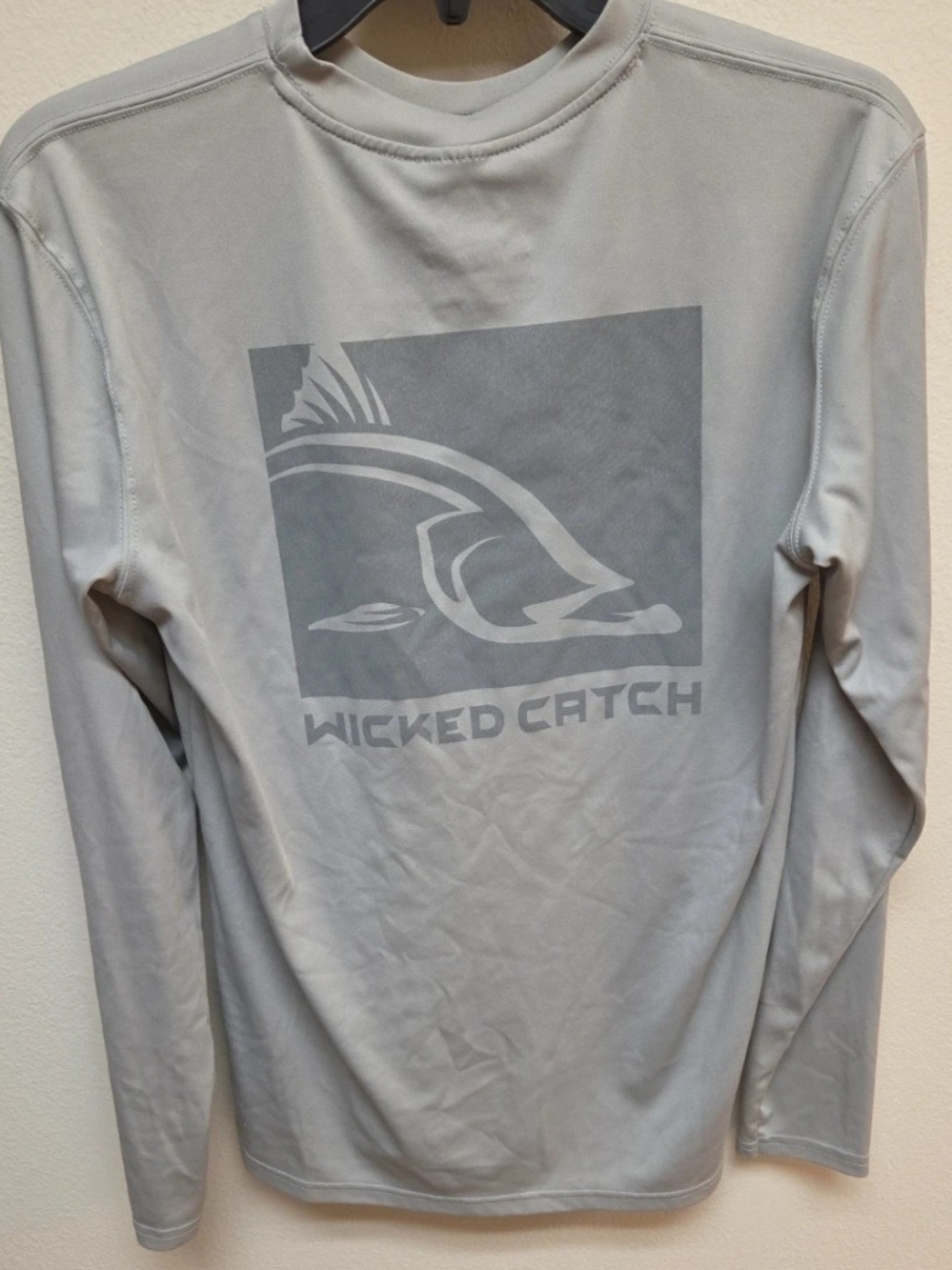 Men’s Long Sleeve Performance Shirt - Light Gray